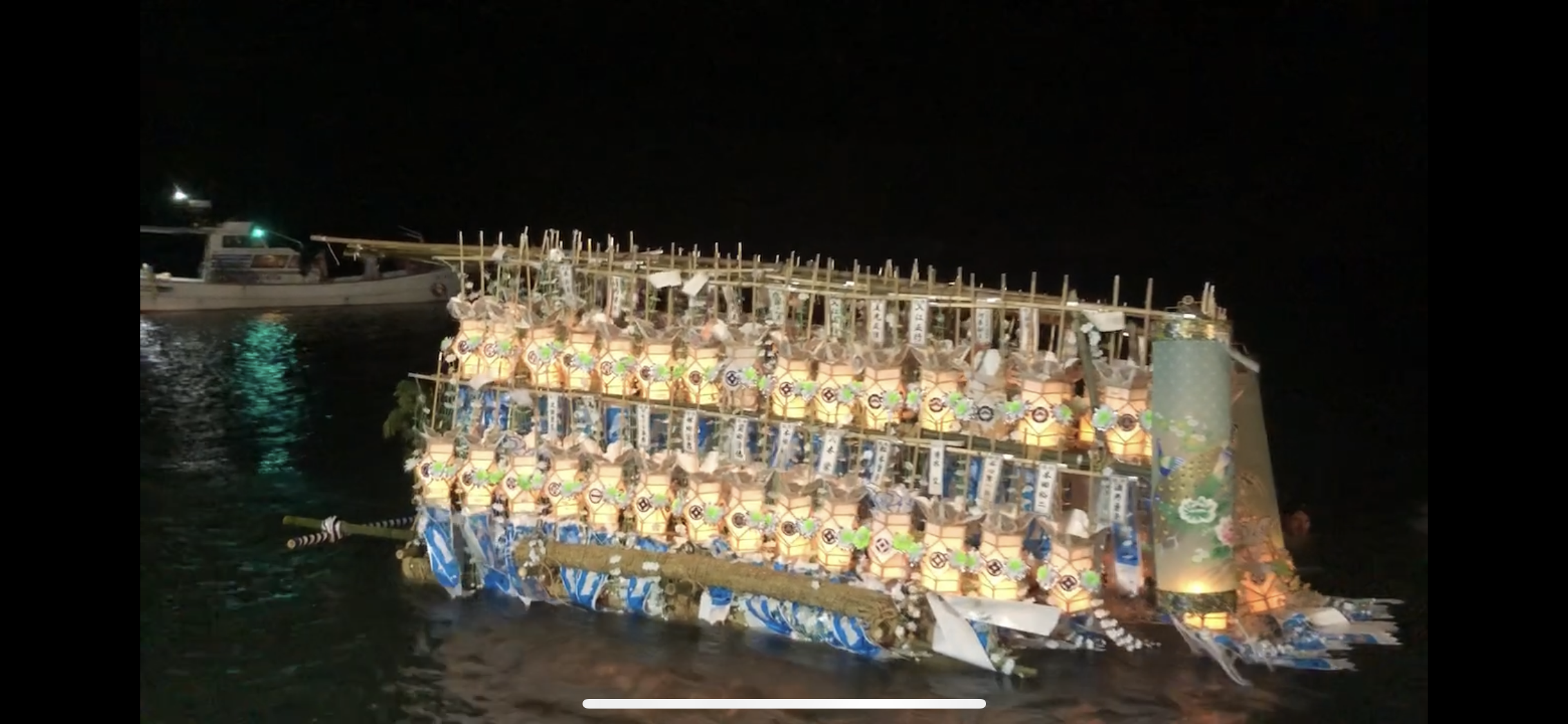お盆の伝統行事、精霊流しに行ってきました